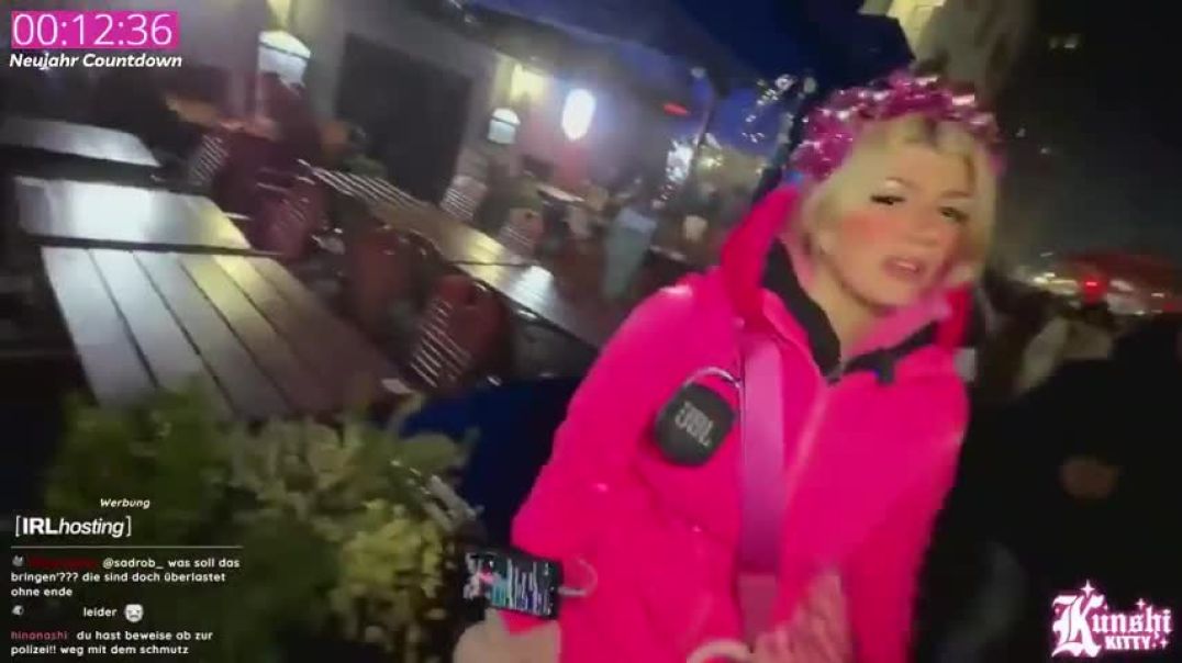 German streamer wanted to party with the migrants