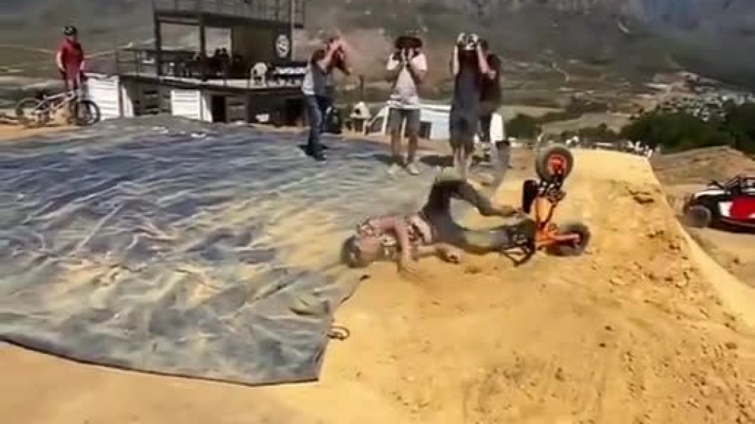 Mini bike fail